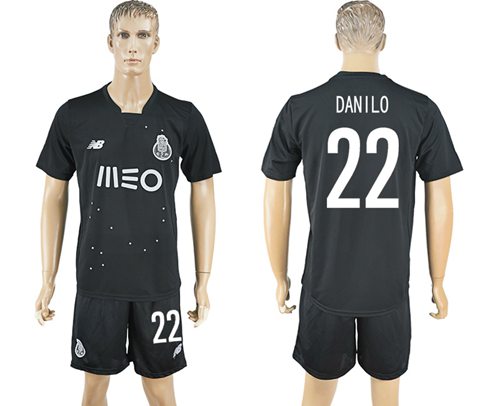 Oporto #22 Danilo Away Soccer Club Jersey - Click Image to Close